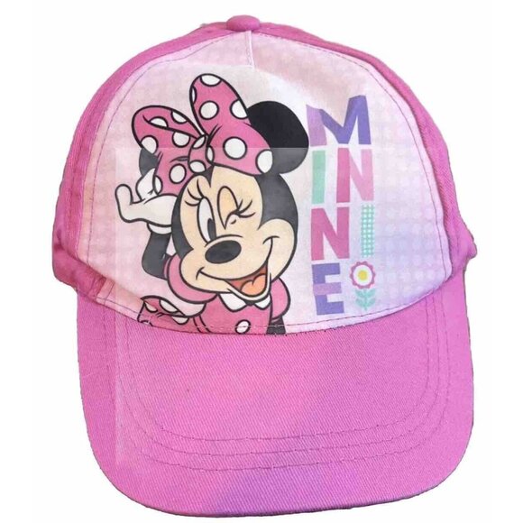 Disney Other - Disney Minnie Mouse Officially Licensed Youth Girls Pink Adjustable Hat New